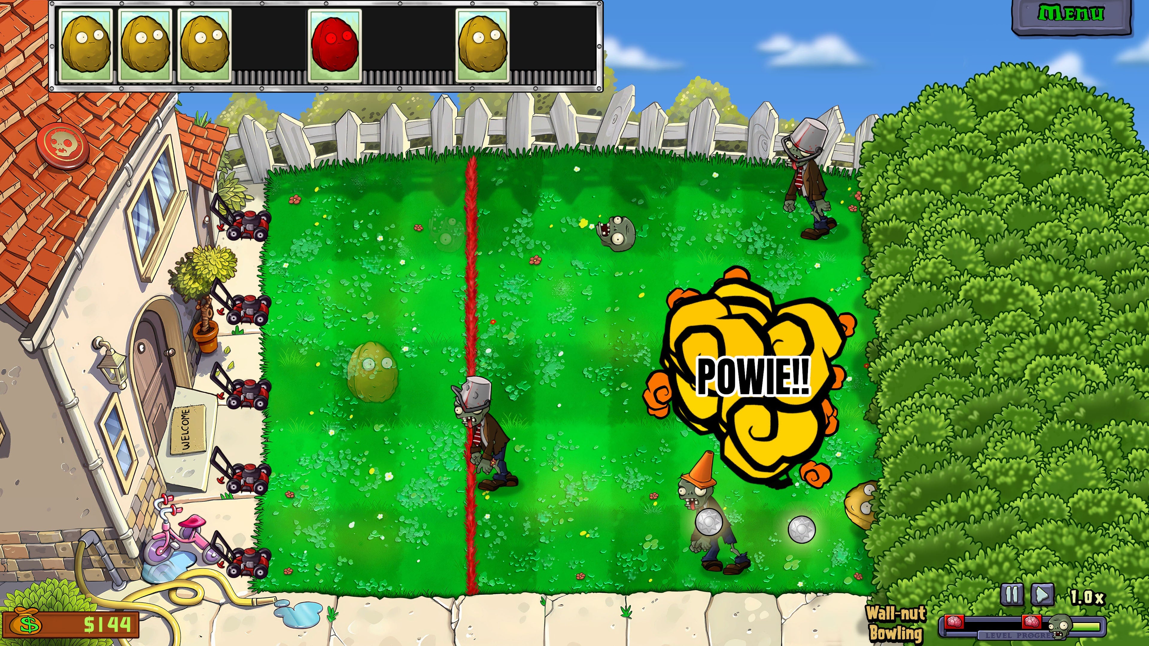 Captura de juego de Plants vs. Zombies: Replanted - PS5 - imagen 5