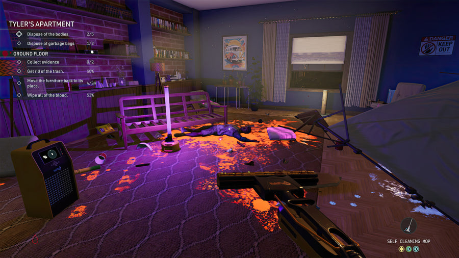 Captura de juego de Crime Scene Cleaner & Thief Simulator - PS4 - imagen 5