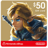 $50 Nintendo Gift Card EEUU