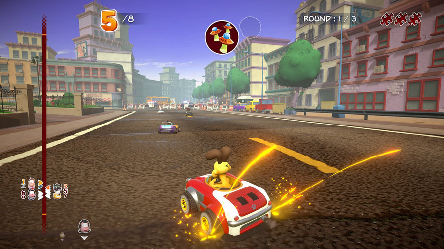 Captura de juego de Garfield Kart - Furious Racing - PS4 - imagen 3