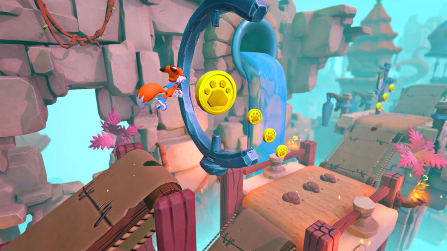Captura de juego de New Super Luckys Tale - PS5 - imagen 1