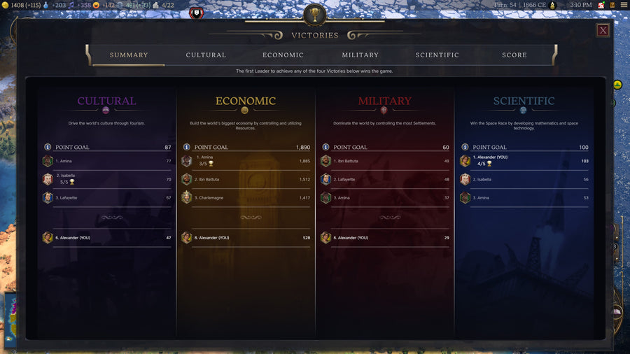 Captura de juego de Sid Meiers Civilization VII - PS5 - imagen 3