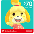 $70 Nintendo Gift Card EEUU