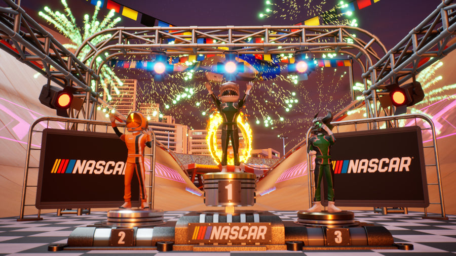 Captura de juego de NASCAR Arcade Rush - PS4 - imagen 1