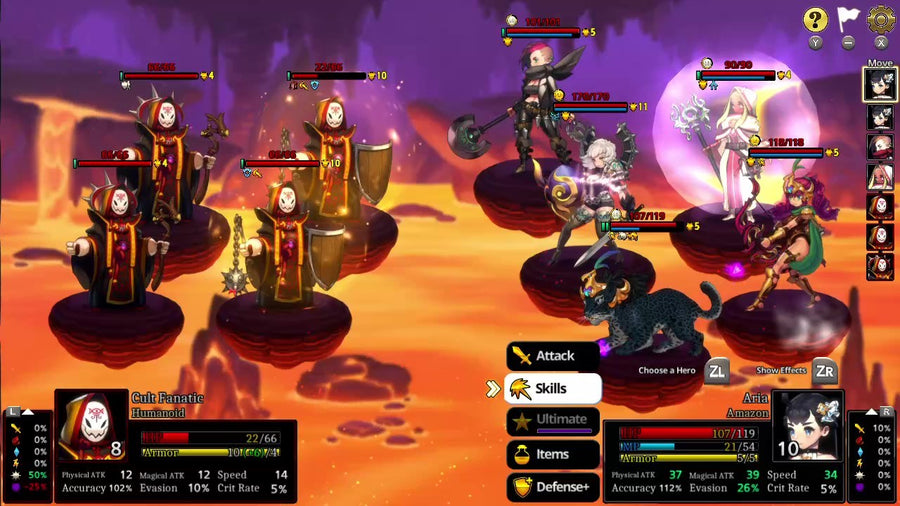 Captura de juego de ARIA CHRONICLE - Necroknight Amazon Bundle - Nintendo Switch - imagen 1