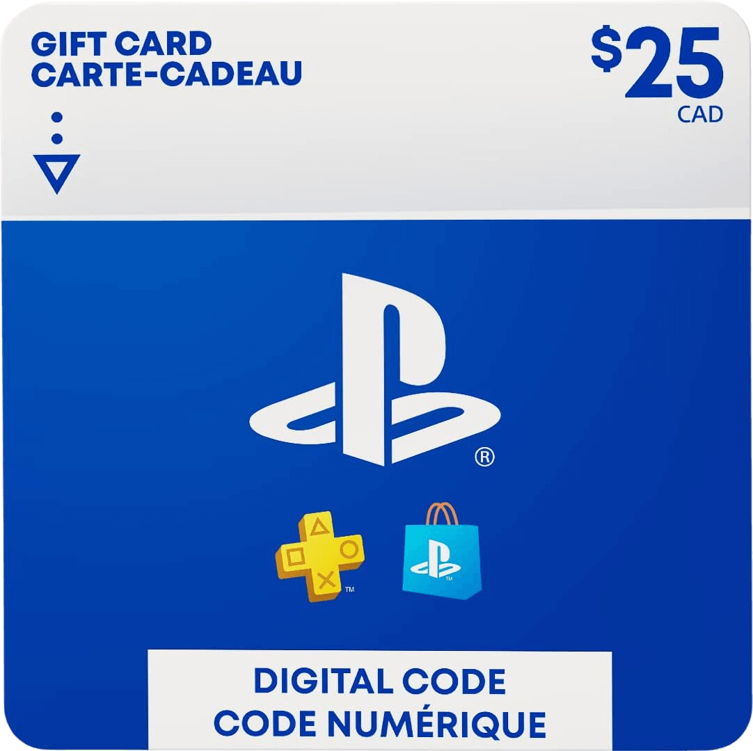 $25 Playstation Gift Card Canada