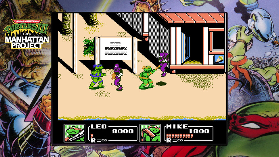 Captura de juego de Teenage Mutant Ninja Turtles: The Cowabunga Collection - PS4 - imagen 3