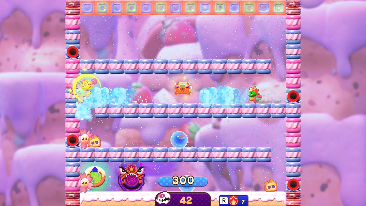 Captura de juego de BUBBLE BOBBLE Sugar Dungeons Boosted - Nintendo Switch - imagen 2