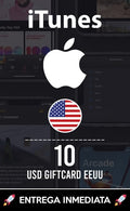 10 USD ITUNES (EEUU)