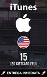 15 USD ITUNES (EEUU)