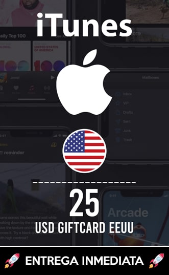 25 USD ITUNES (EEUU)