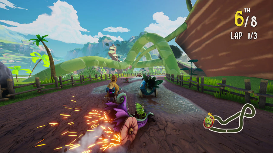 Captura de juego de Gigantosaurus: Dino Kart - PS4 - imagen 4