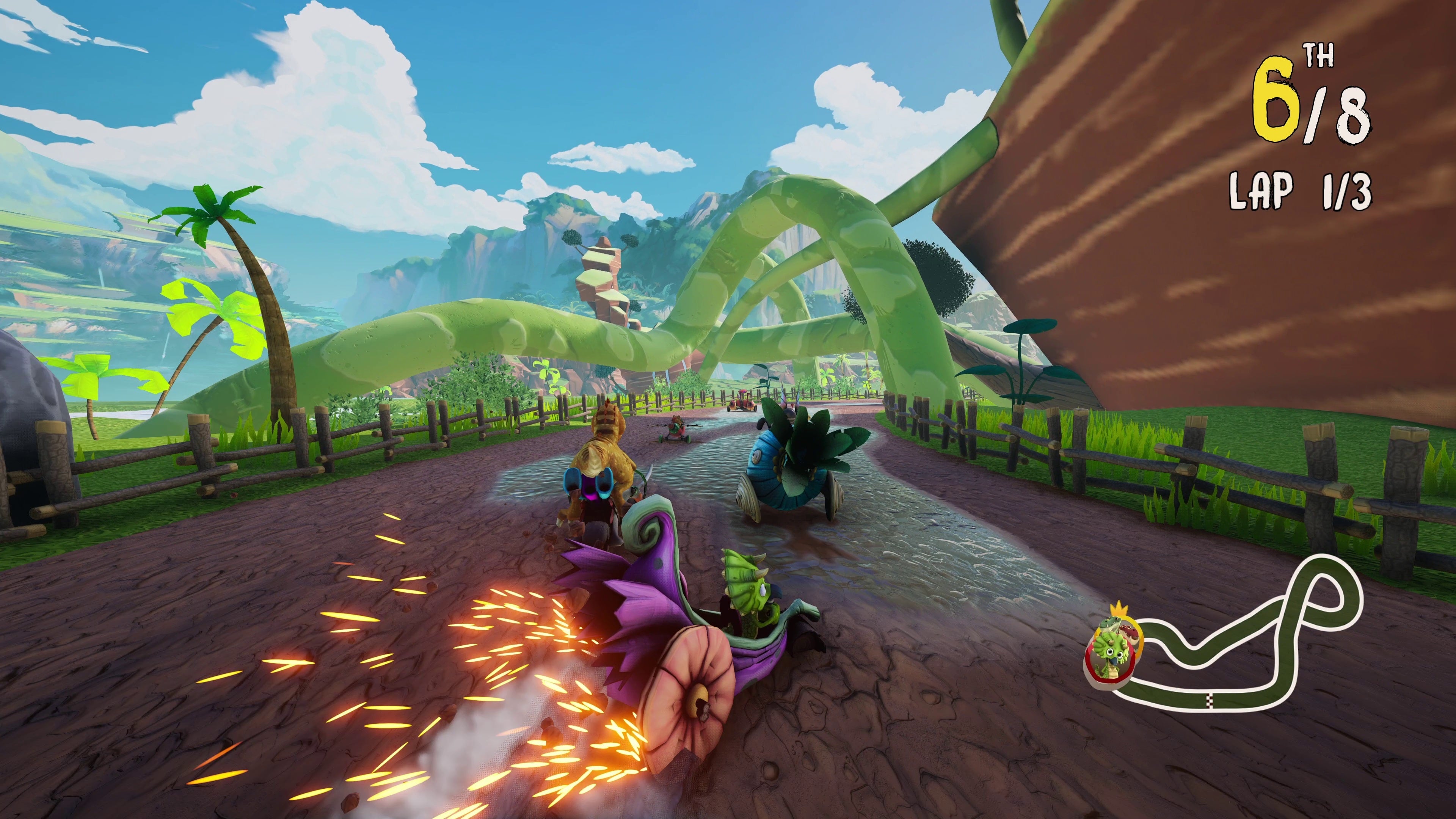 Captura de juego de Gigantosaurus: Dino Kart - PS5 - imagen 4