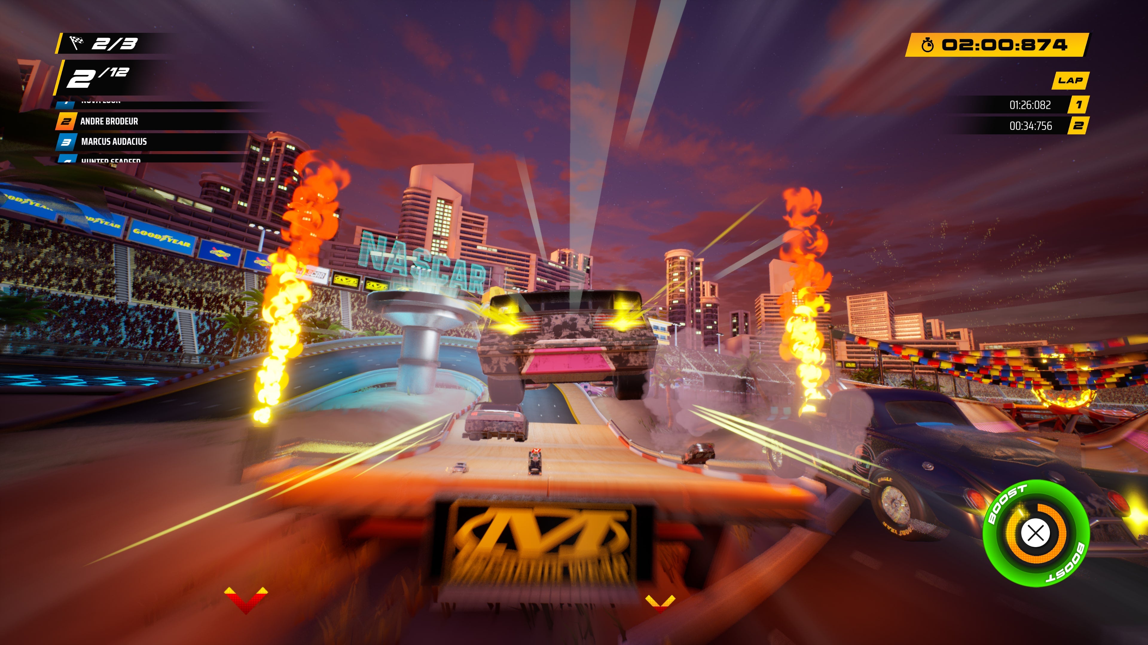 Captura de juego de NASCAR Arcade Rush Project-X Edition - PS5 - imagen 5