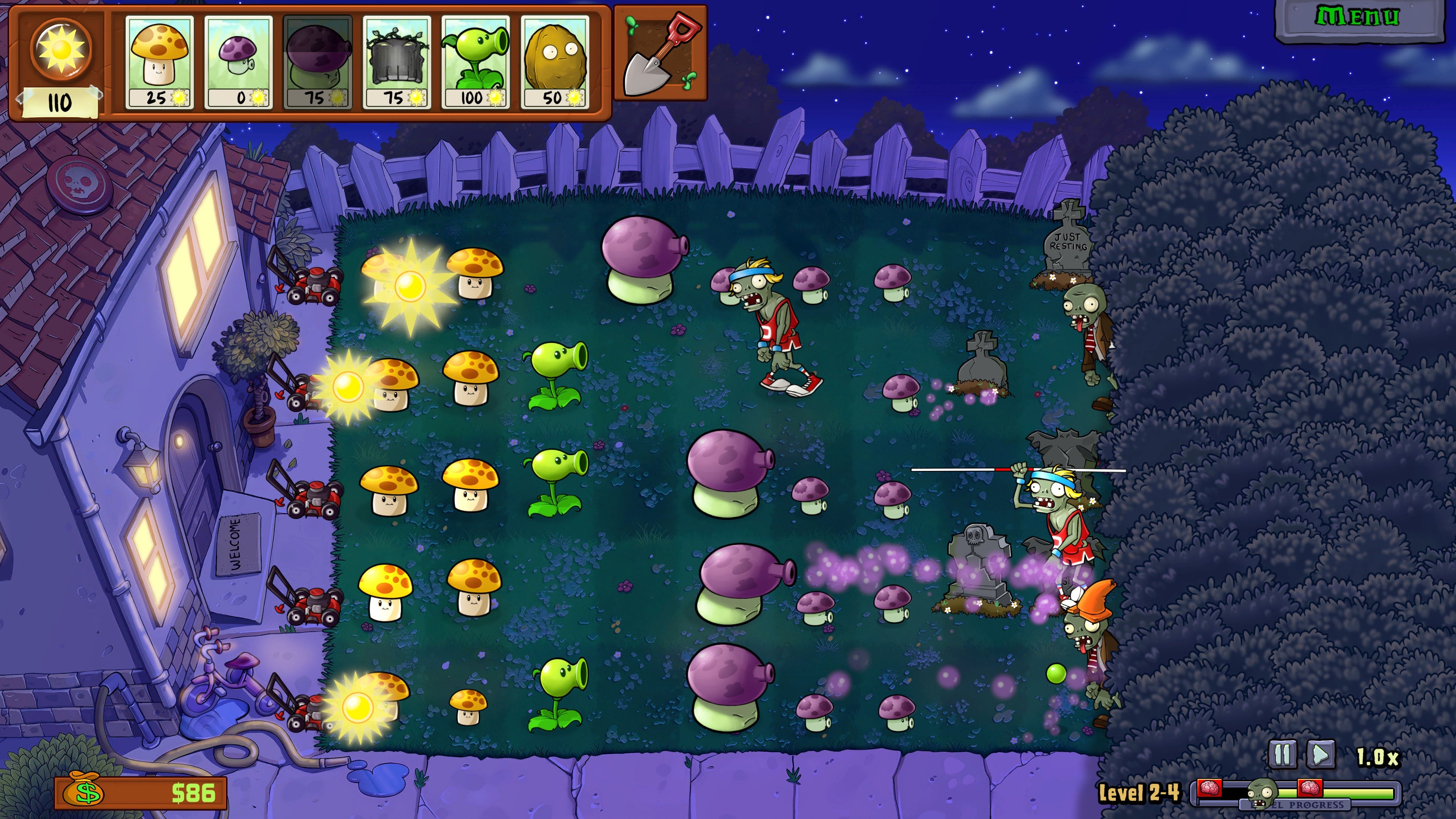 Captura de juego de Plants vs. Zombies: Replanted - PS5 - imagen 2