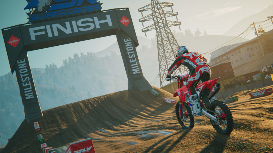 Captura de juego de Monster Energy Supercross 25 X Monster Jam Showdown - Dirt Master Edition - PS5 - imagen 1