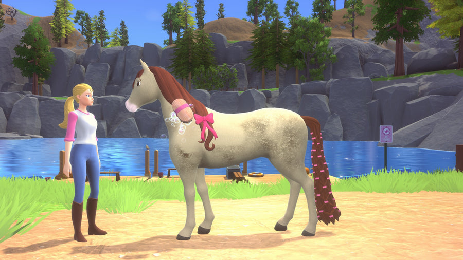 Captura de juego de Barbie Horse Trails - PS4 - imagen 1