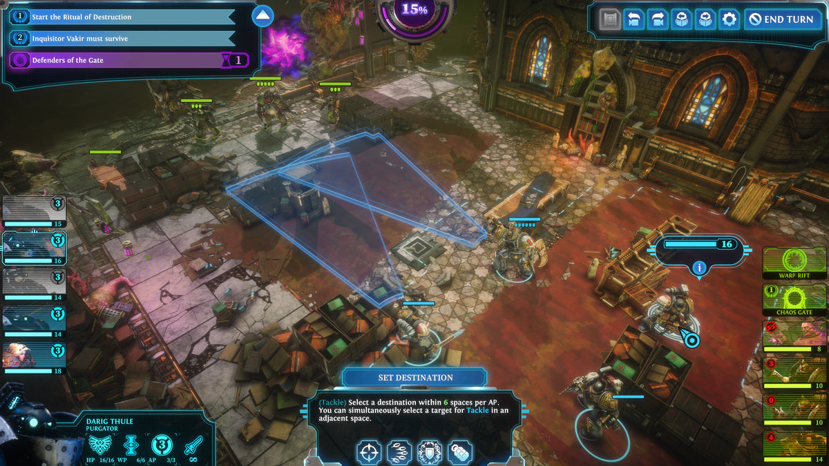 Captura de juego de Warhammer 40,000: Chaos Gate - Daemonhunters - PS5 - imagen 1
