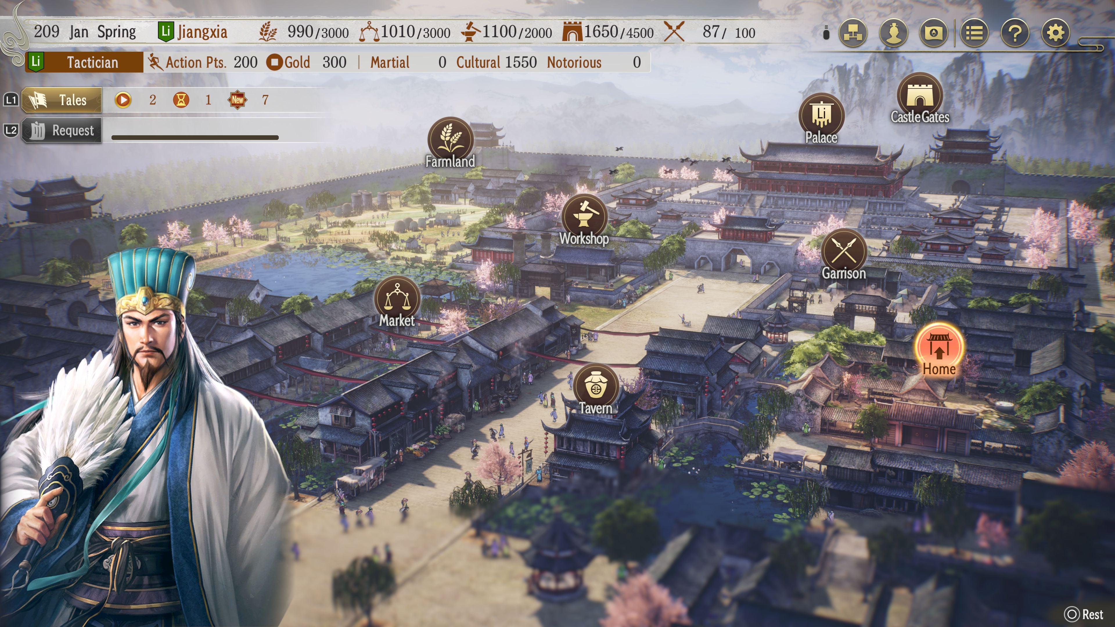Captura de juego de ROMANCE OF THE THREE KINGDOMS 8 REMAKE Digital Deluxe Edition - PS5 - imagen 2