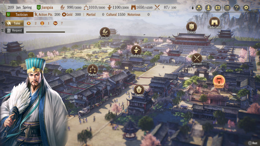Captura de juego de ROMANCE OF THE THREE KINGDOMS 8 REMAKE Digital Deluxe Edition - PS5 - imagen 2