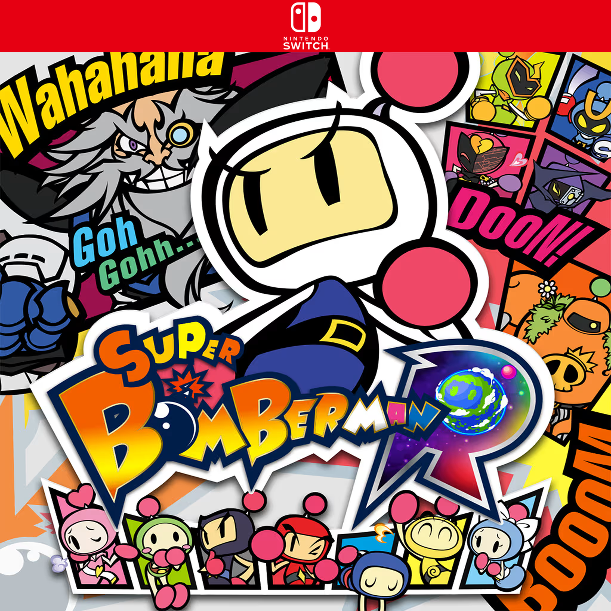 Carátula de Super Bomberman R - Nintendo Switch