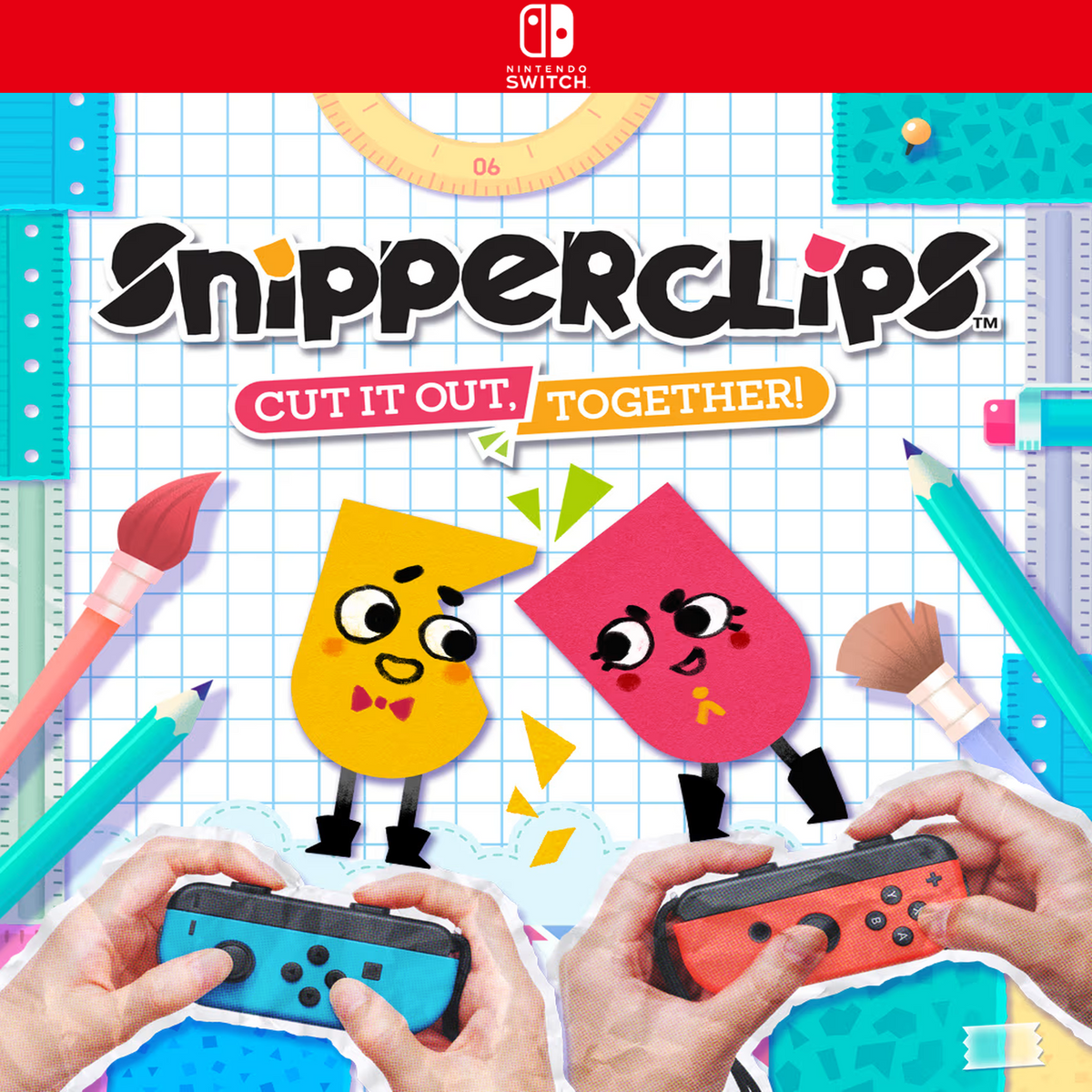 Carátula de Snipperclips – Cut it out, together! - Nintendo Switch