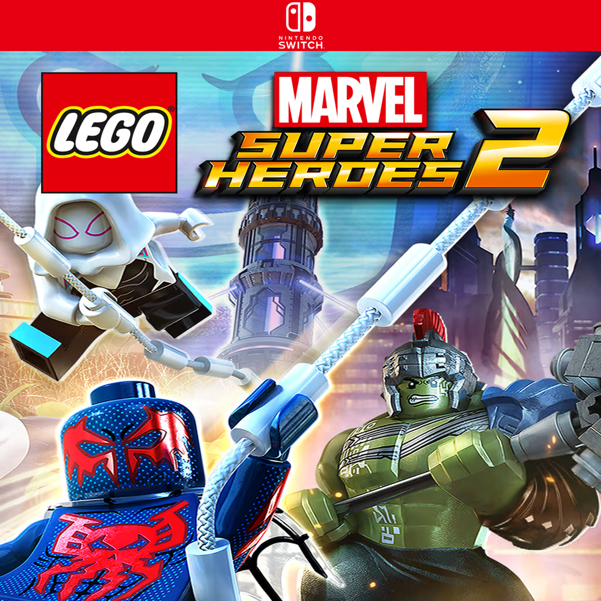 Carátula de LEGO Marvel Super Heroes 2 - Nintendo Switch