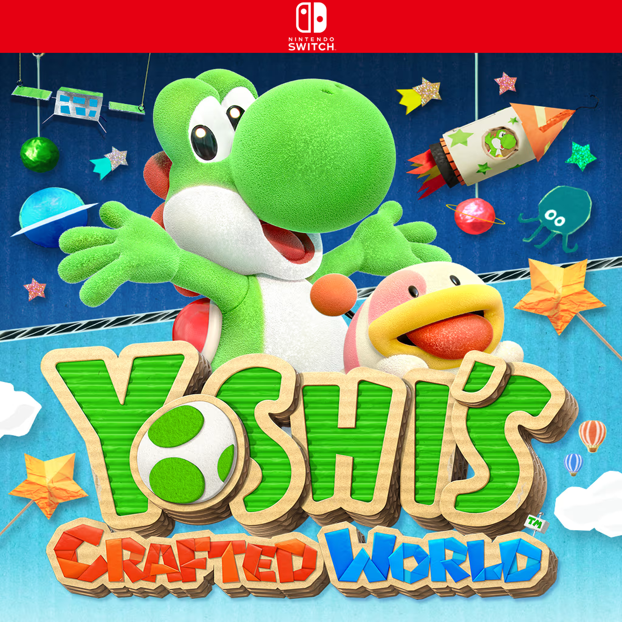Carátula de Yoshis Crafted World - Nintendo Switch