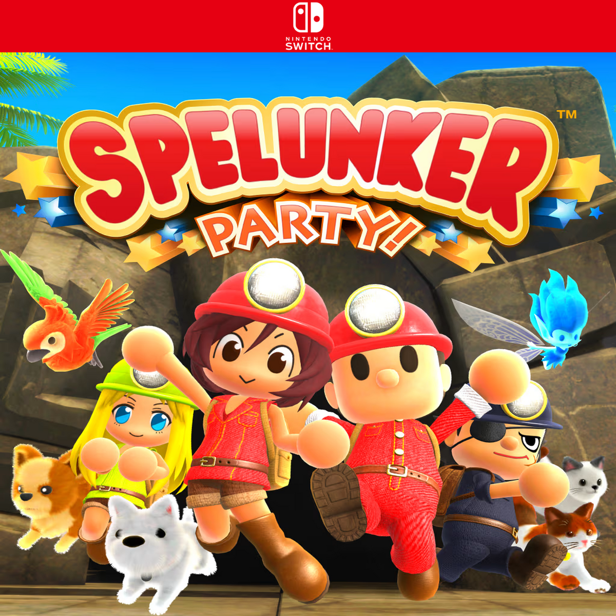 Carátula de Spelunker Party! - Nintendo Switch