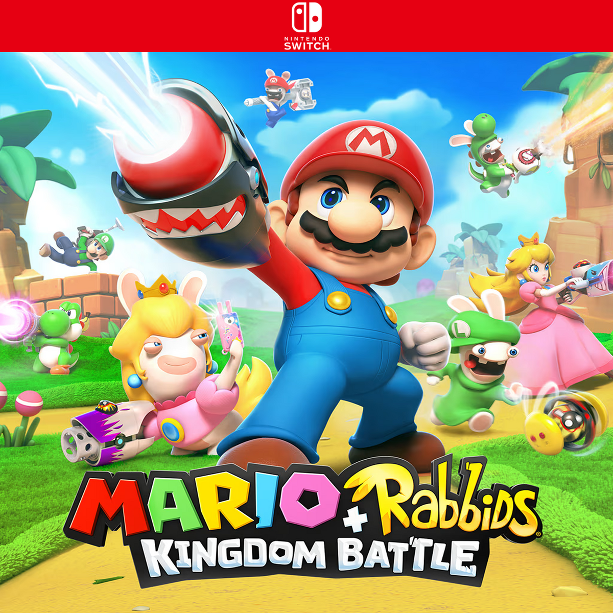 Carátula de Mario + Rabbids Kingdom Battle - Nintendo Switch