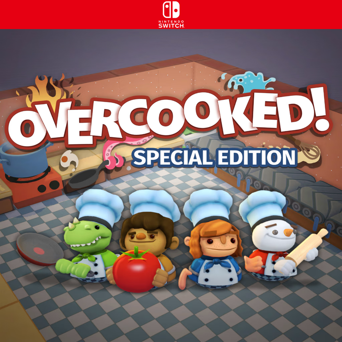 Carátula de Overcooked Special Edition - Nintendo Switch