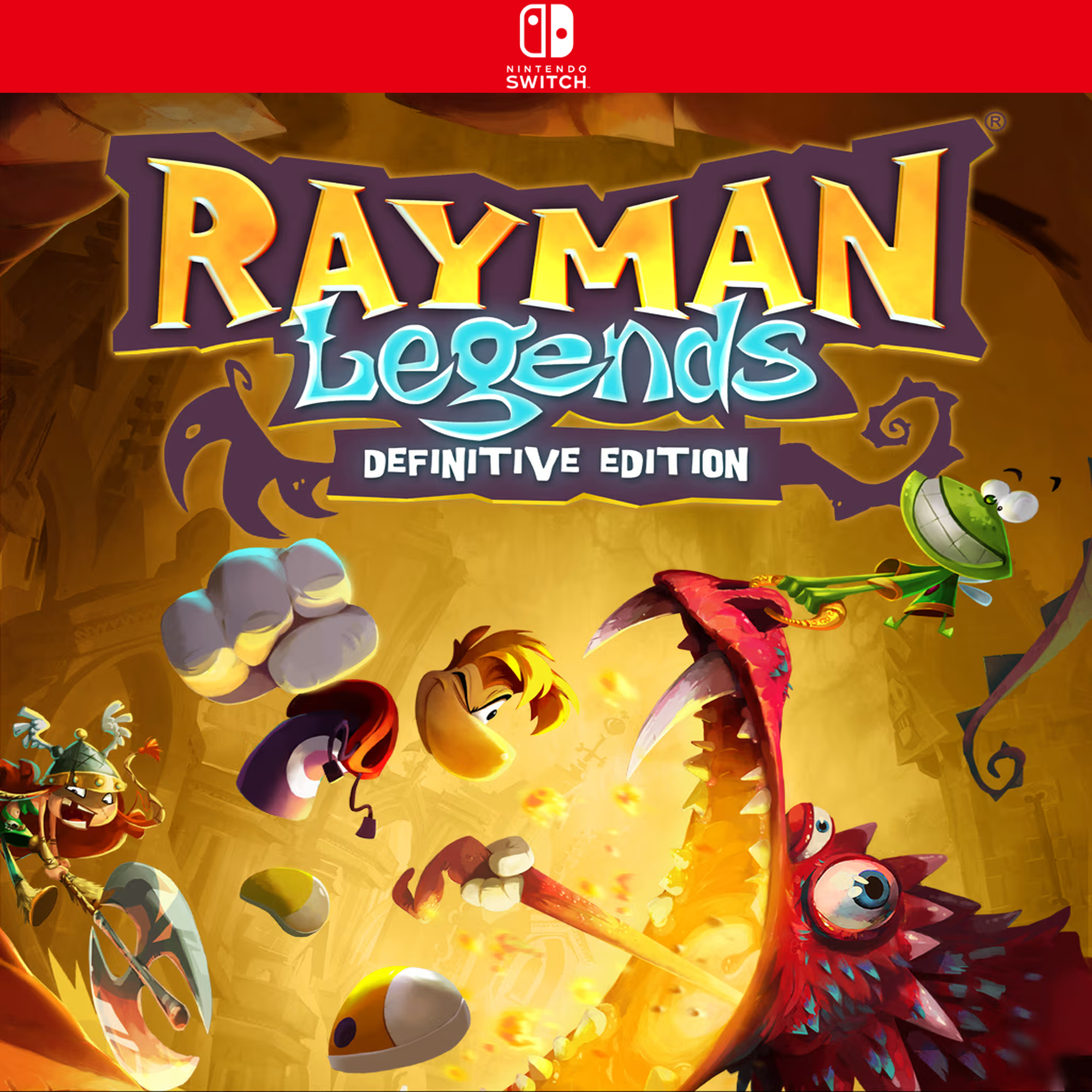 Carátula de Rayman Legends Definitive Edition - Nintendo Switch