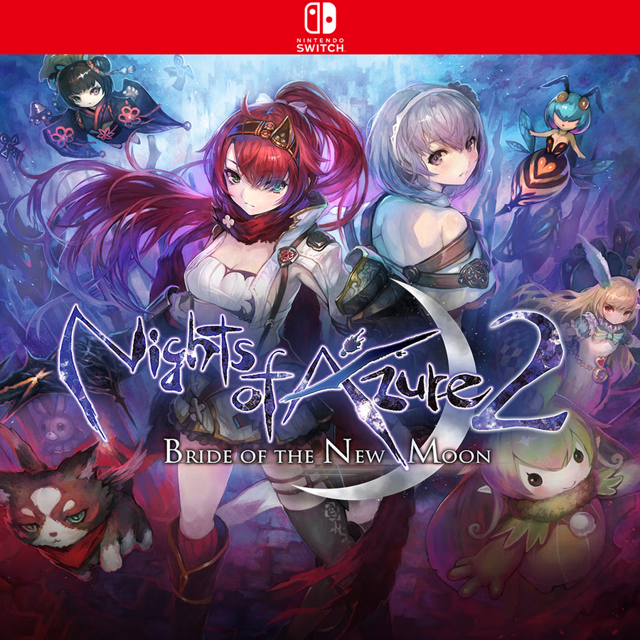 Carátula de Nights of Azure 2: Bride of the New Moon - Nintendo Switch