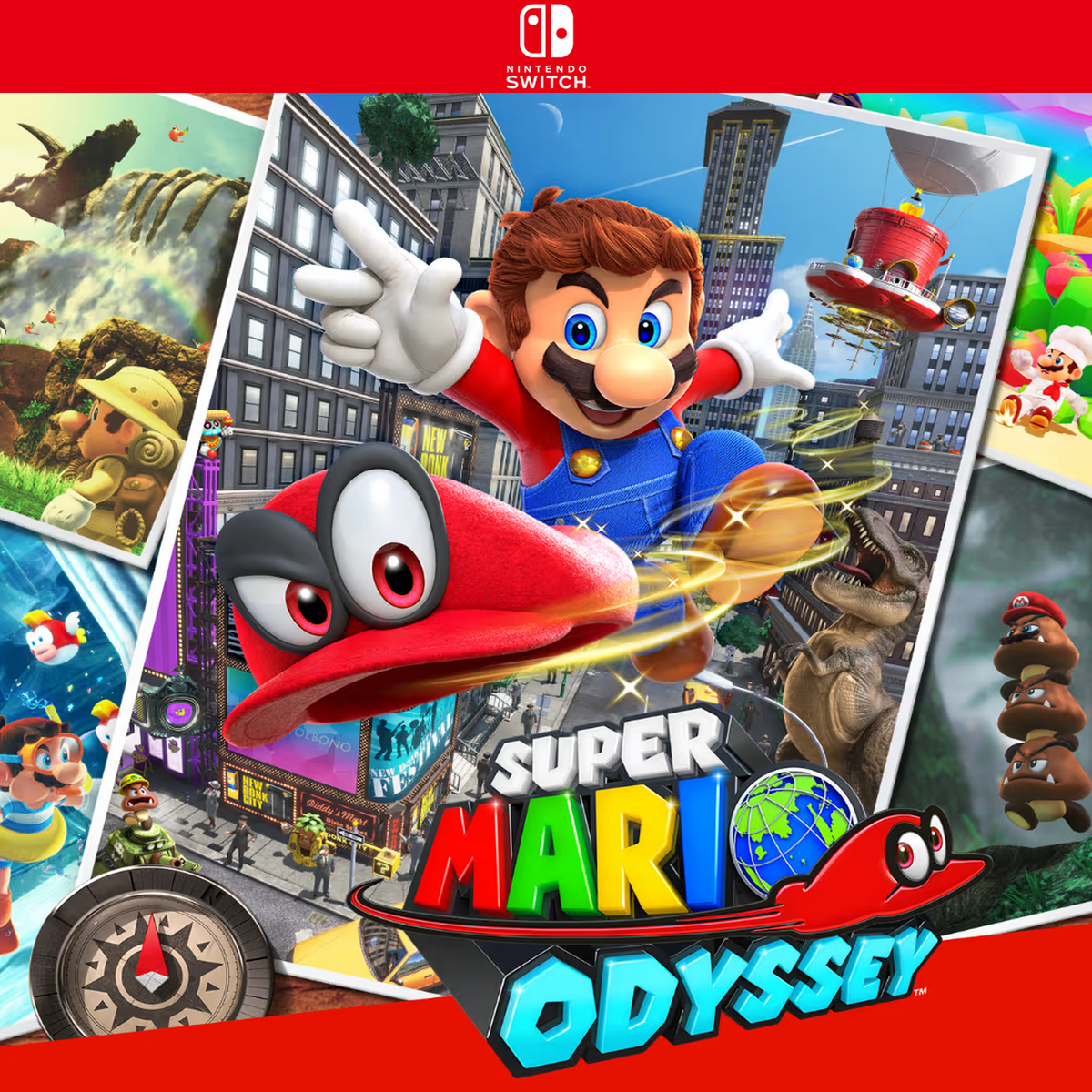 Carátula de Super Mario Odyssey - Nintendo Switch
