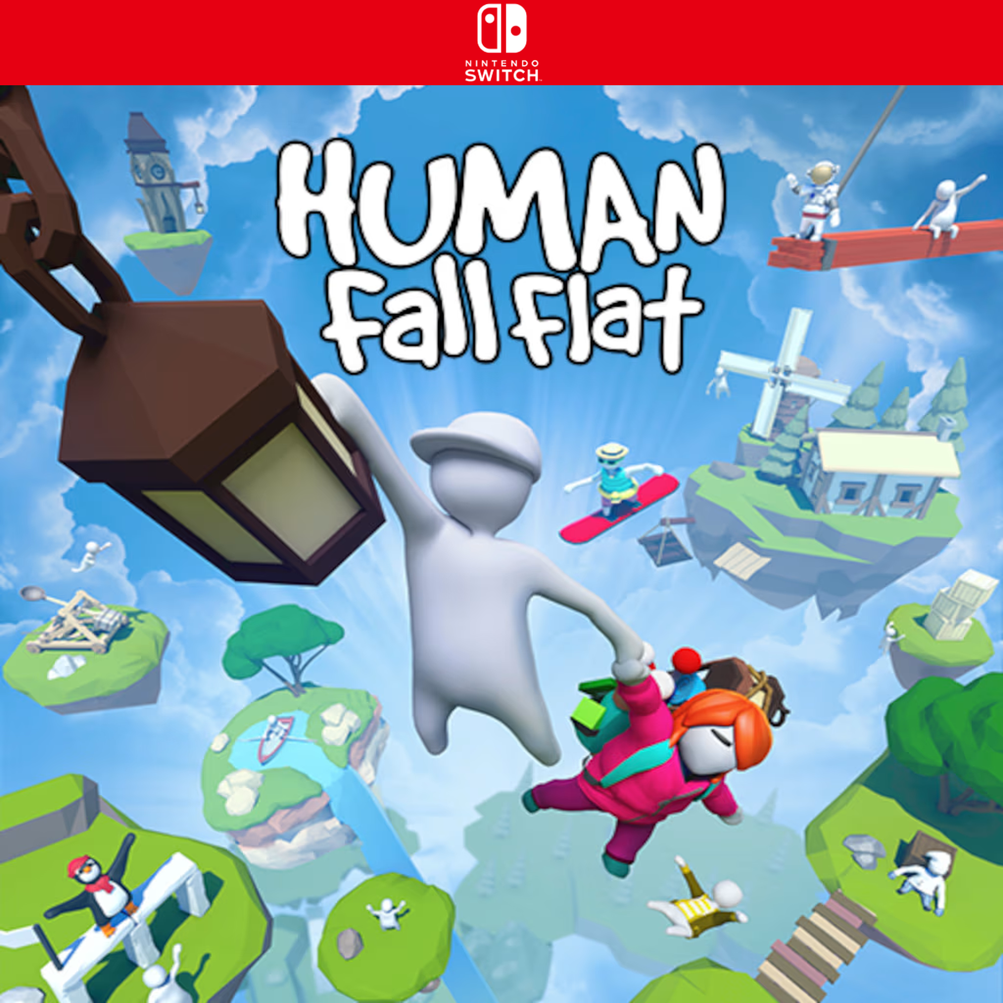 Carátula de Human: Fall Flat - Nintendo Switch