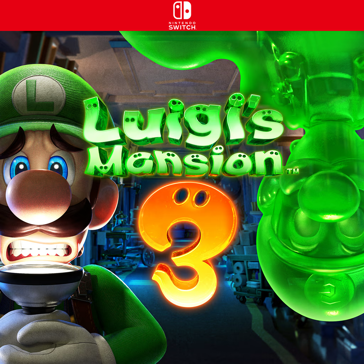 Carátula de Luigis Mansion 3 - Nintendo Switch