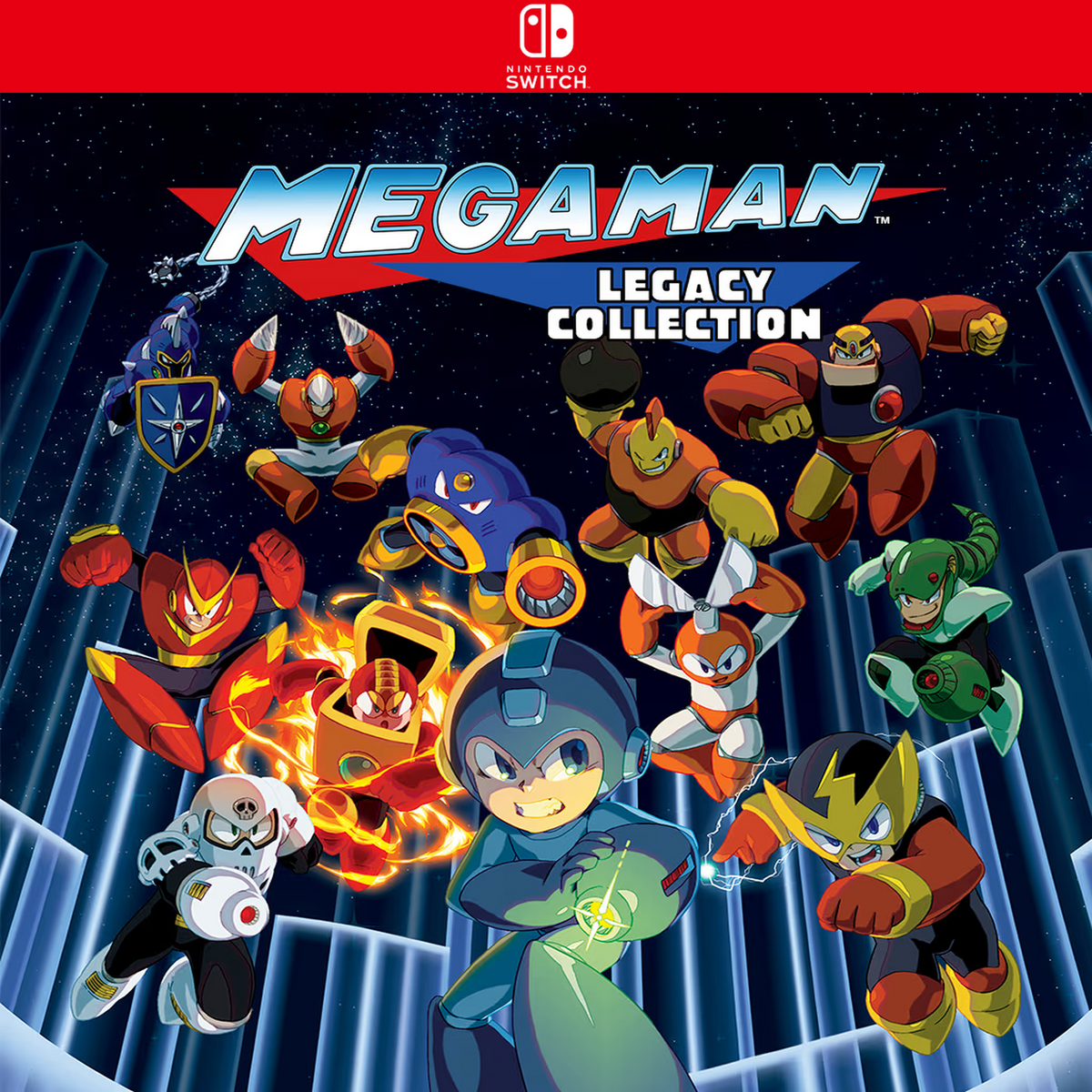Carátula de Mega Man Legacy Collection - Nintendo Switch