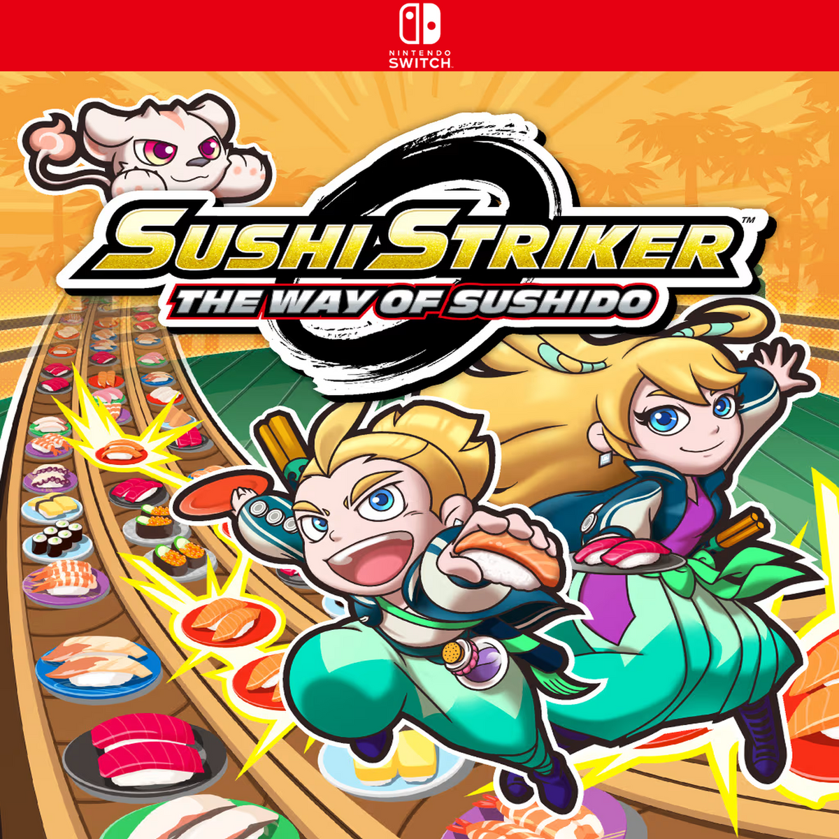 Carátula de Sushi Striker: The Way of Sushido - Nintendo Switch