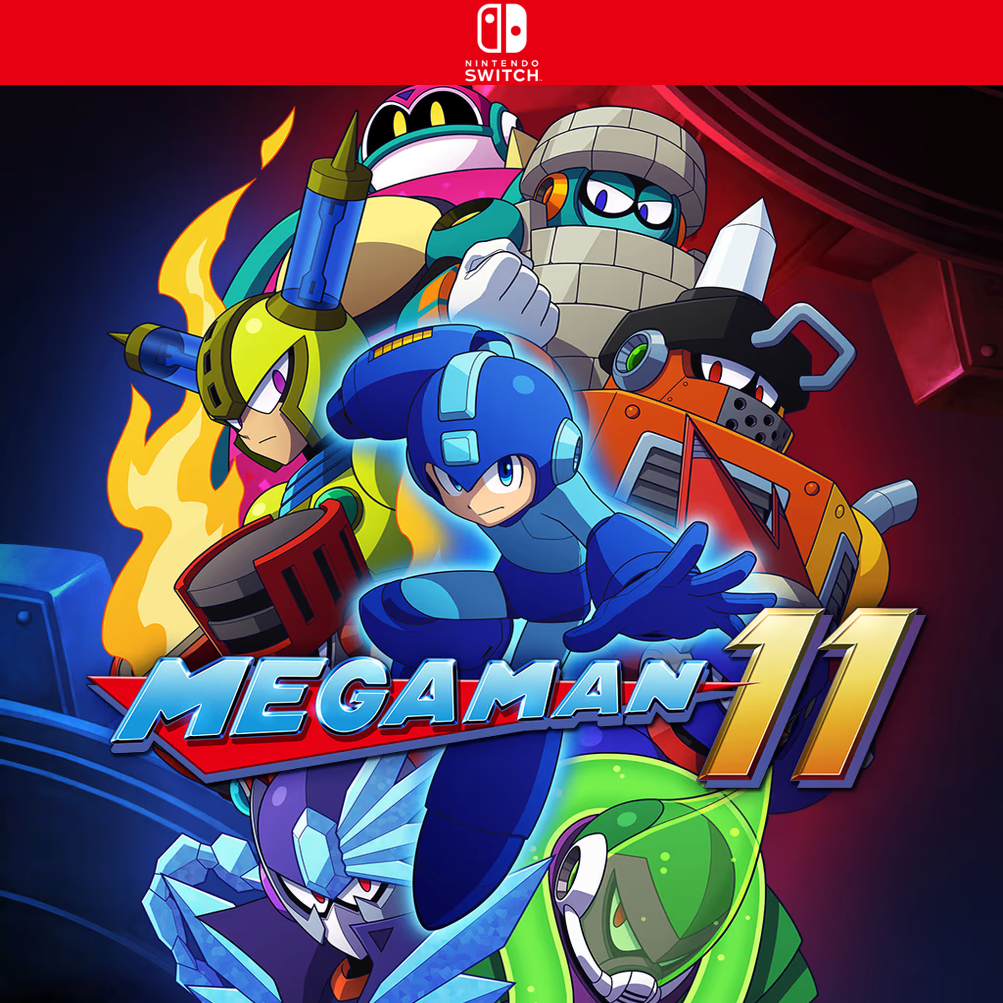 Carátula de Mega Man 11 - Nintendo Switch