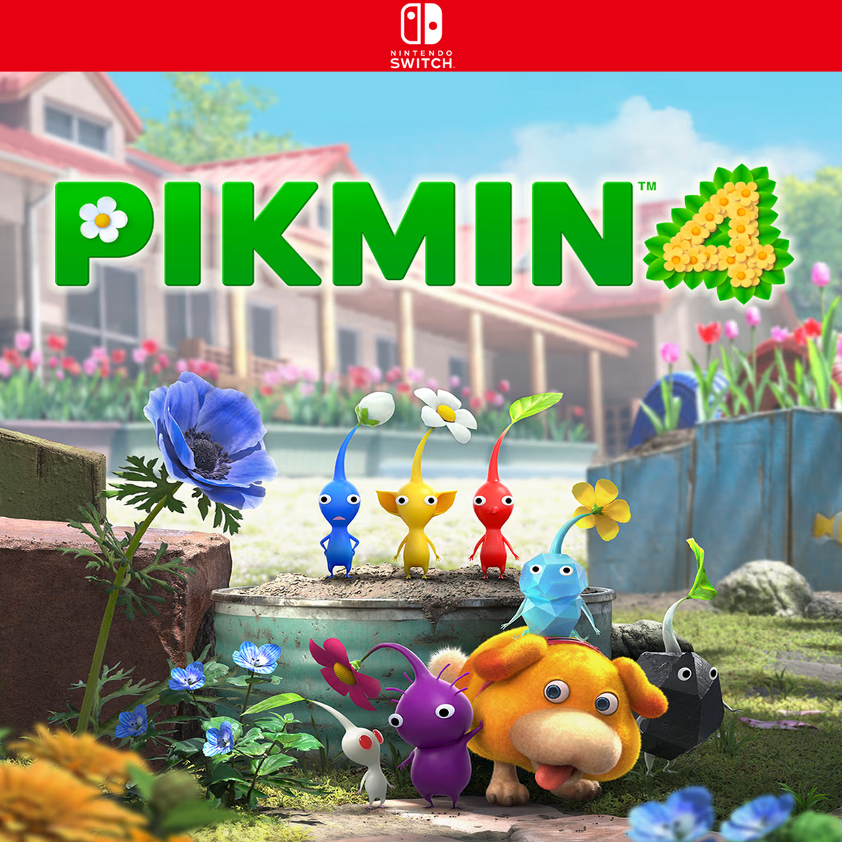 Carátula de Pikmin 4 - Nintendo Switch