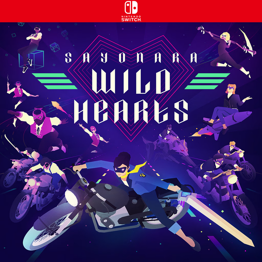 Carátula de Sayonara Wild Hearts - Nintendo Switch