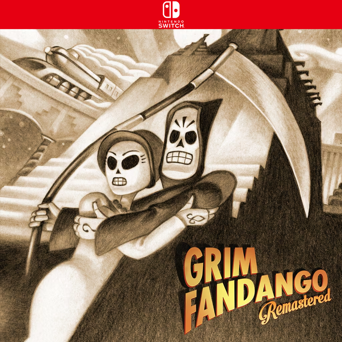 Carátula de Grim Fandango Remastered - Nintendo Switch