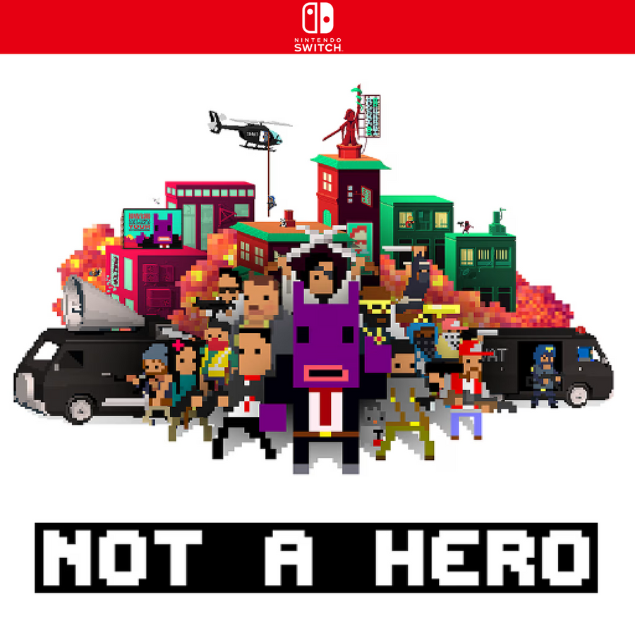 Carátula de NOT A HERO: SUPER SNAZZY EDITION - Nintendo Switch