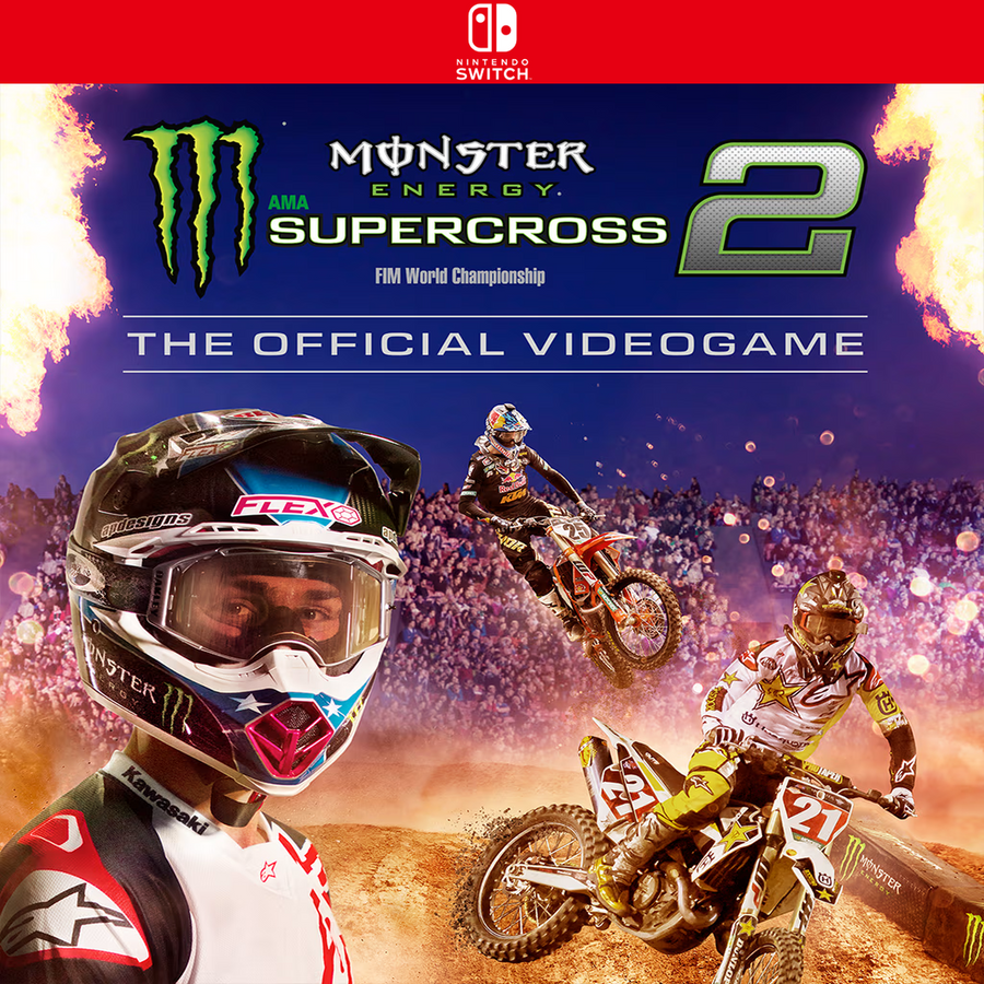 Carátula de Monster Energy Supercross - The Official Videogame 2 - Nintendo Switch
