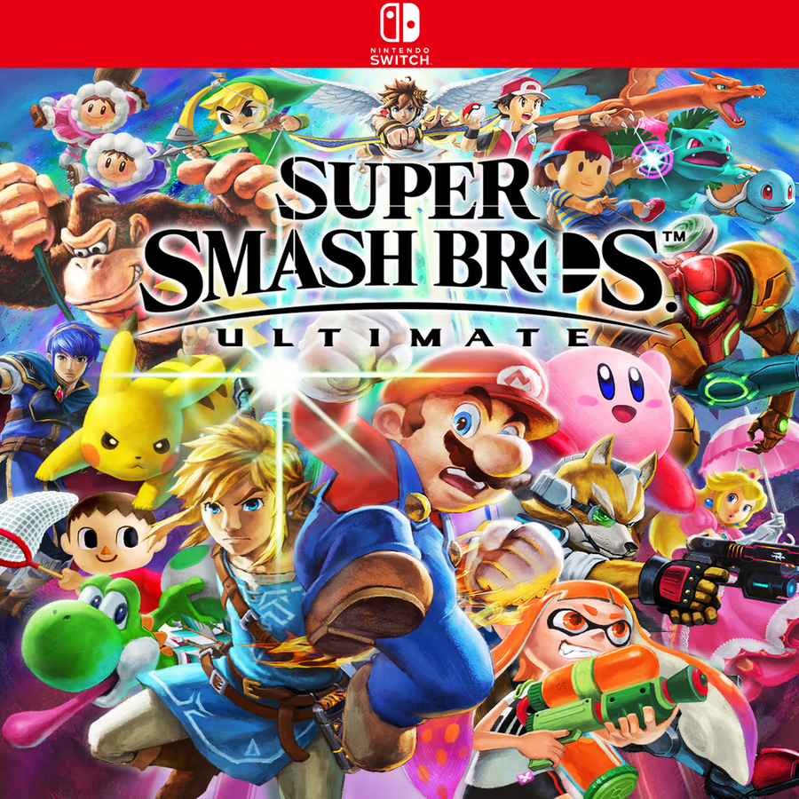 Carátula de Super Smash Bros. Ultimate - Nintendo Switch