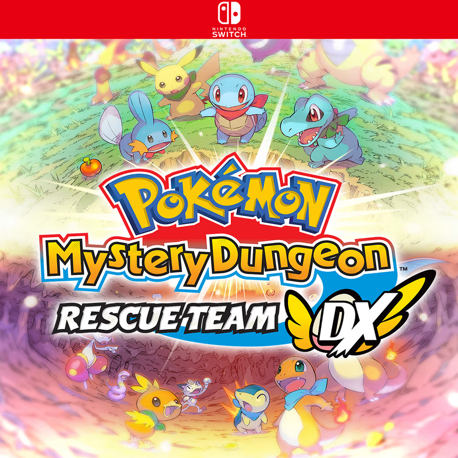 Carátula de Pokémon Mystery Dungeon: Rescue Team DX - Nintendo Switch