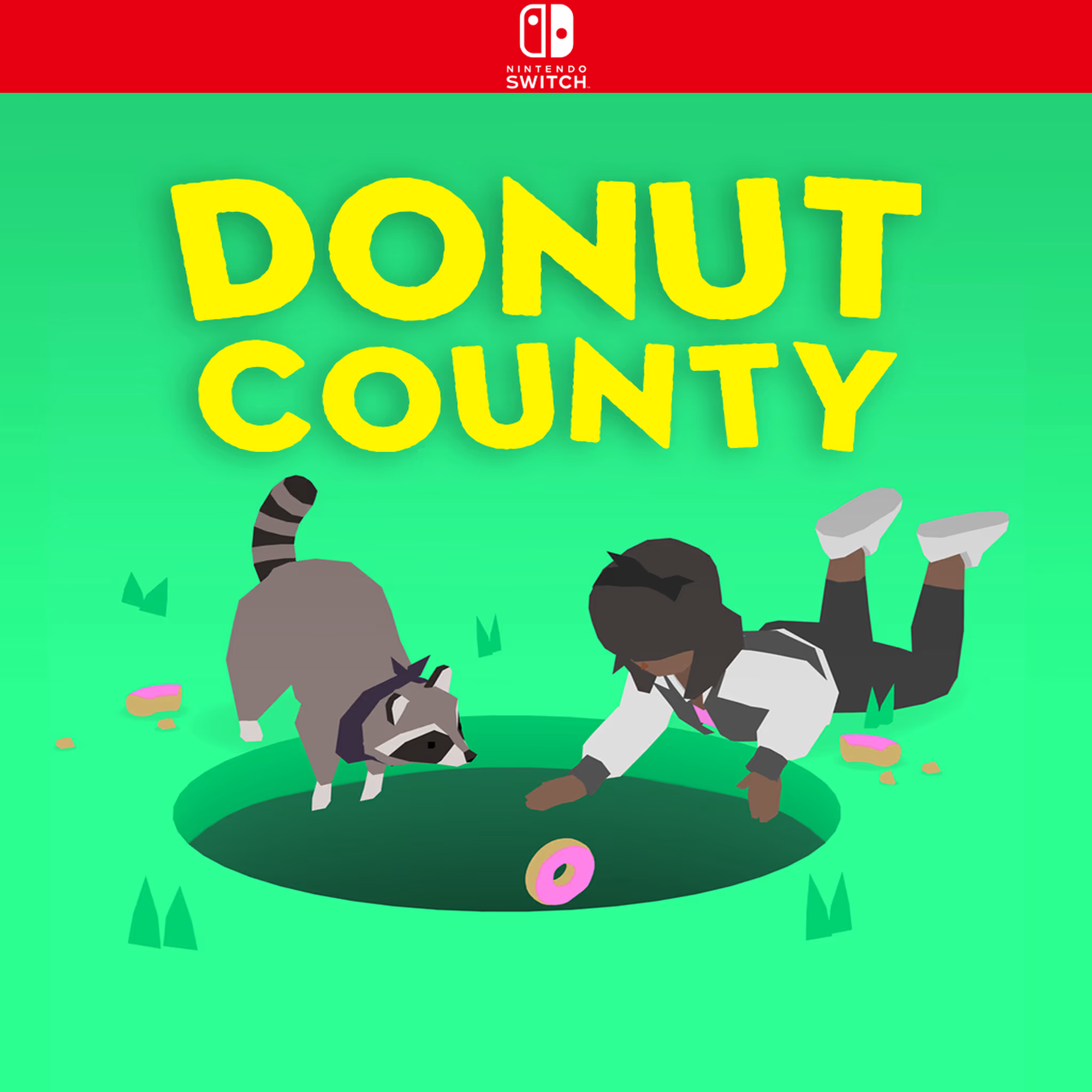Carátula de Donut County - Nintendo Switch