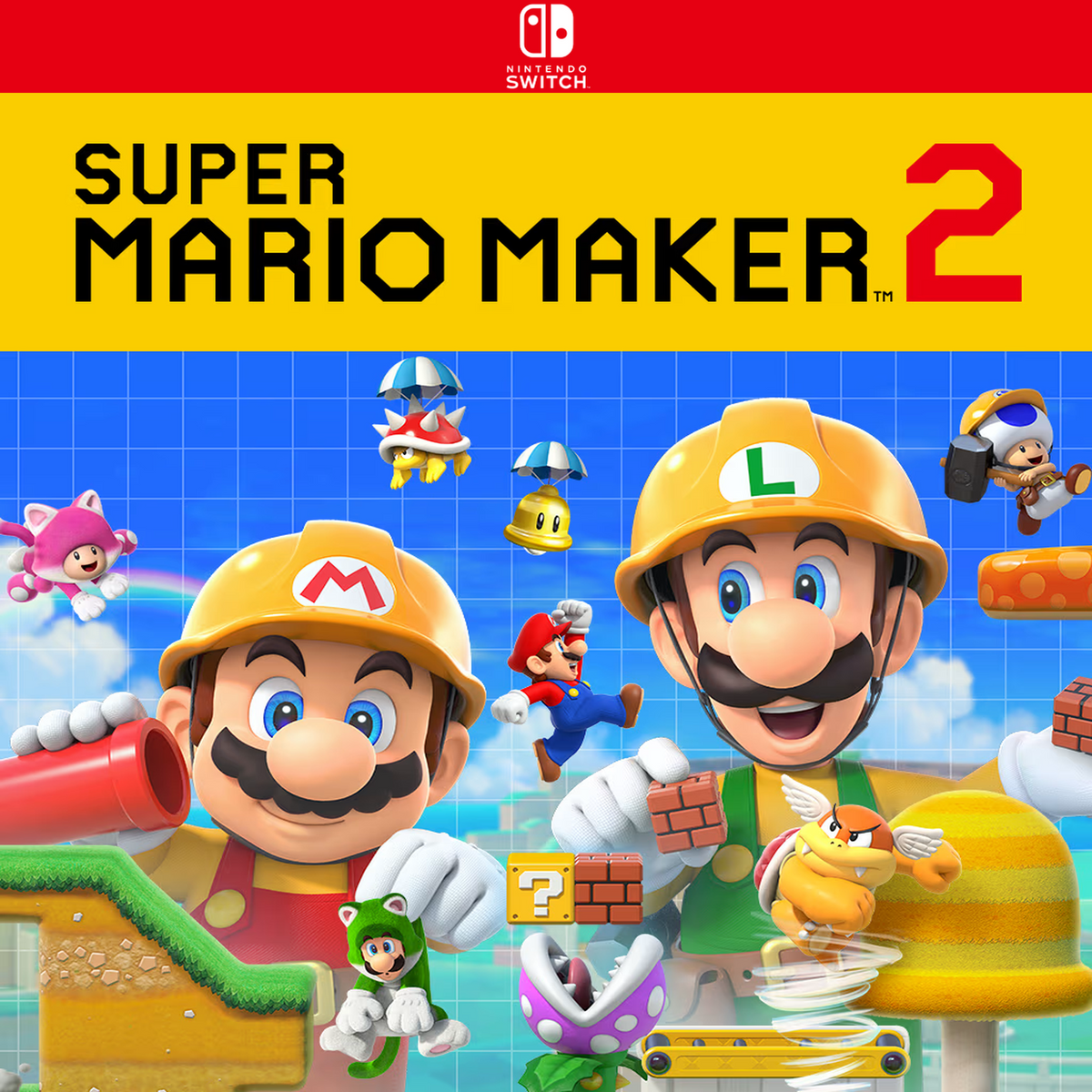 Carátula de Super Mario Maker 2 - Nintendo Switch