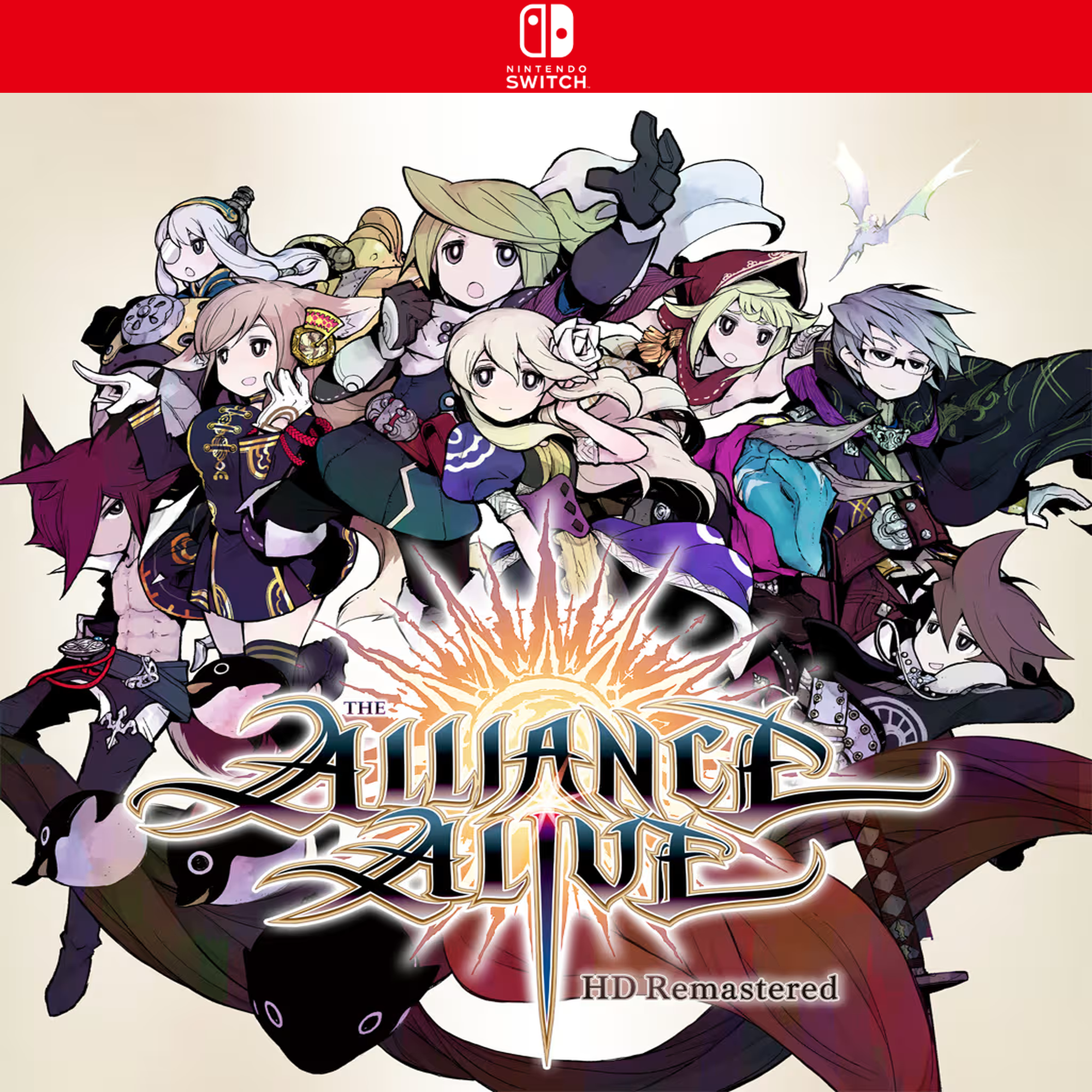 Carátula de The Alliance Alive HD Remastered - Nintendo Switch