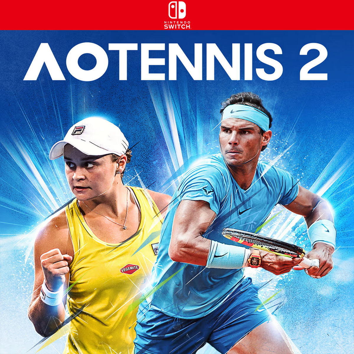Carátula de AO Tennis 2 - Nintendo Switch